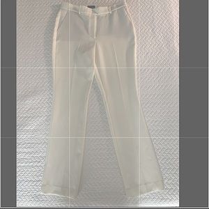 The Slim Straight Leg Cream Dress Pant 
Size 8